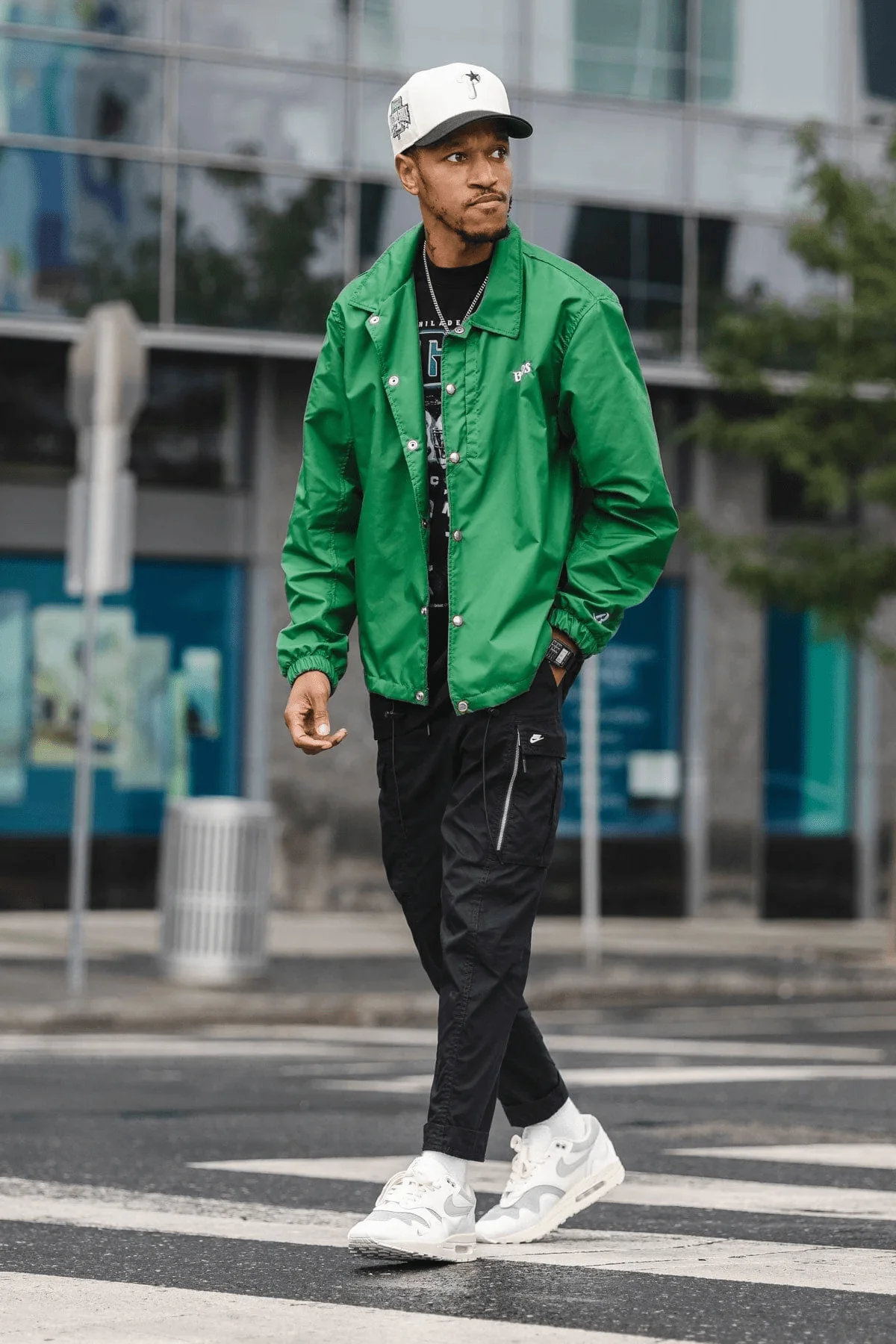 BOATHOUSE BIRDS COACHES WINDBREAKER JACKET - Image 3
