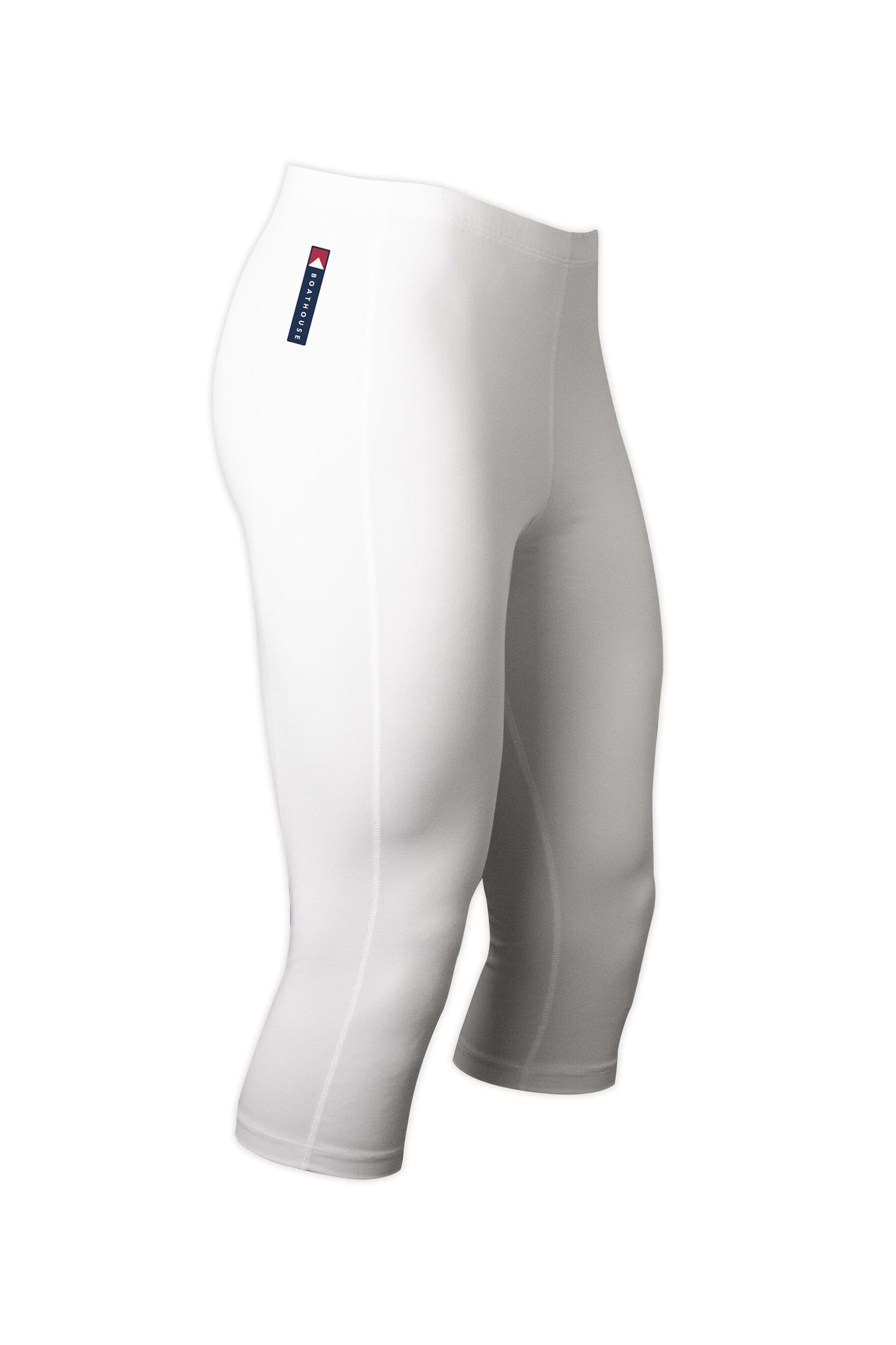 BOATHOUSE Men's 3/4 White Training Tights