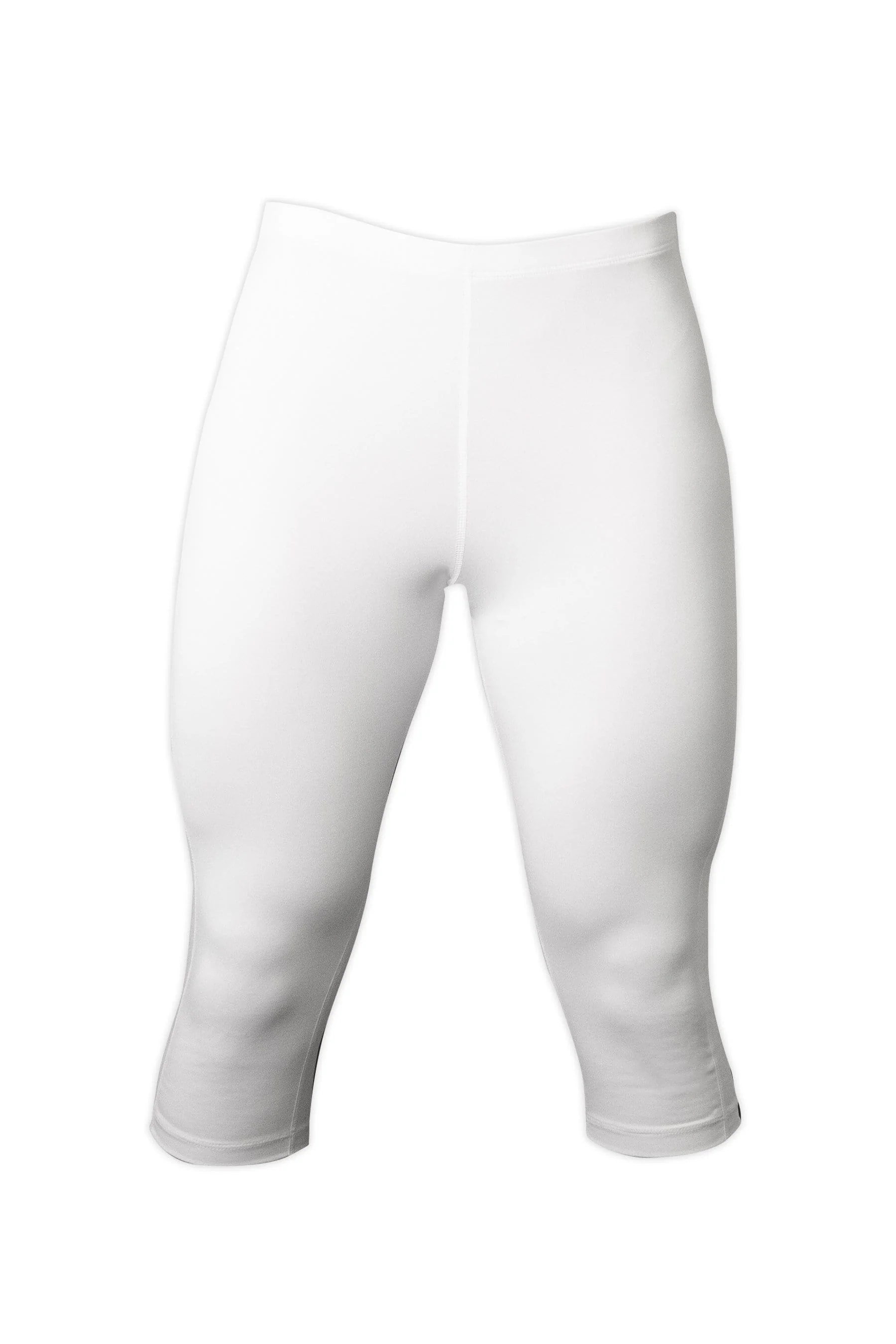 BOATHOUSE Men's 3/4 White Training Tights - Image 2