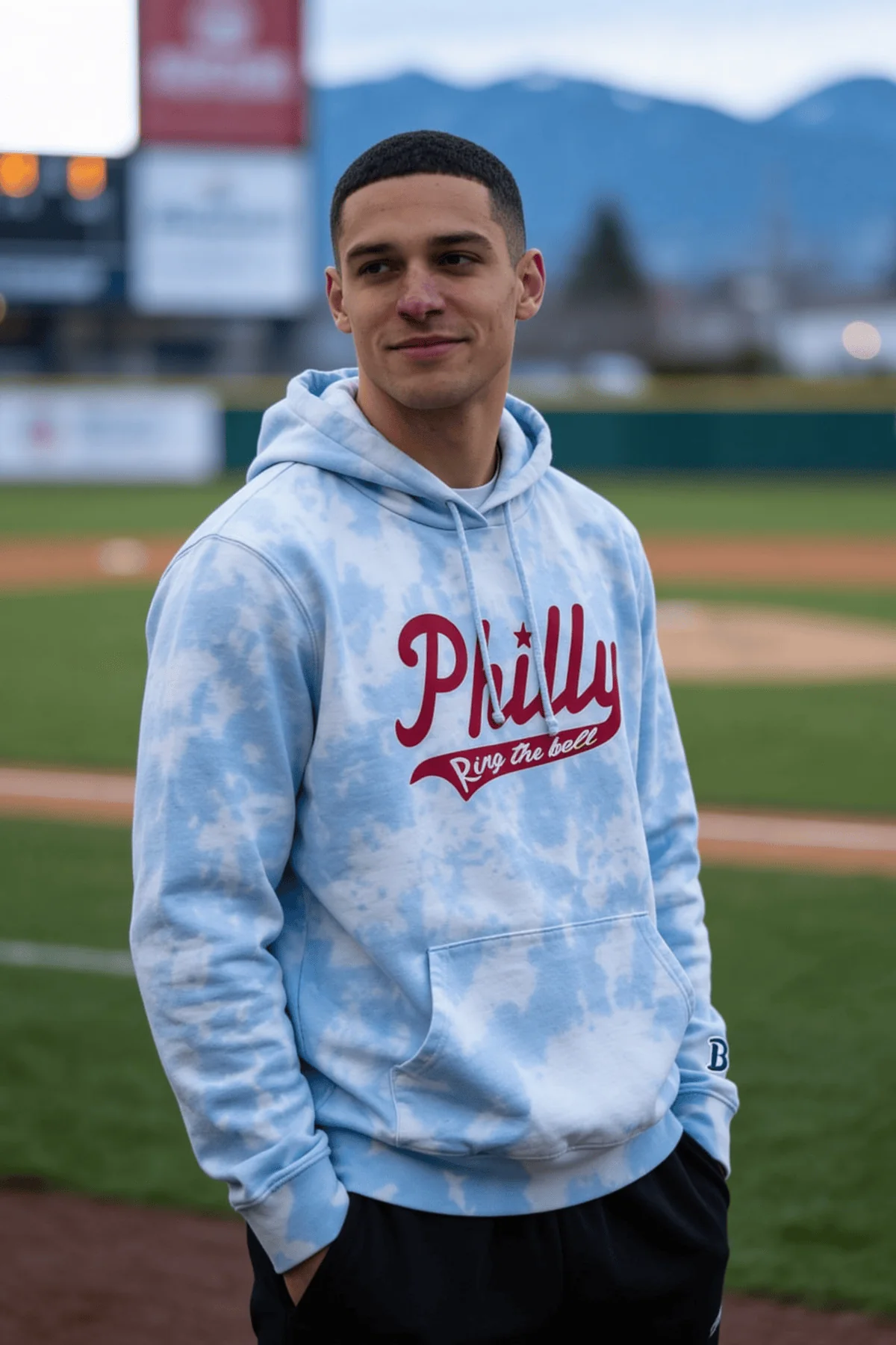 BOATHOUSE Philly Tie-dye Unisex HOODIE - Image 2