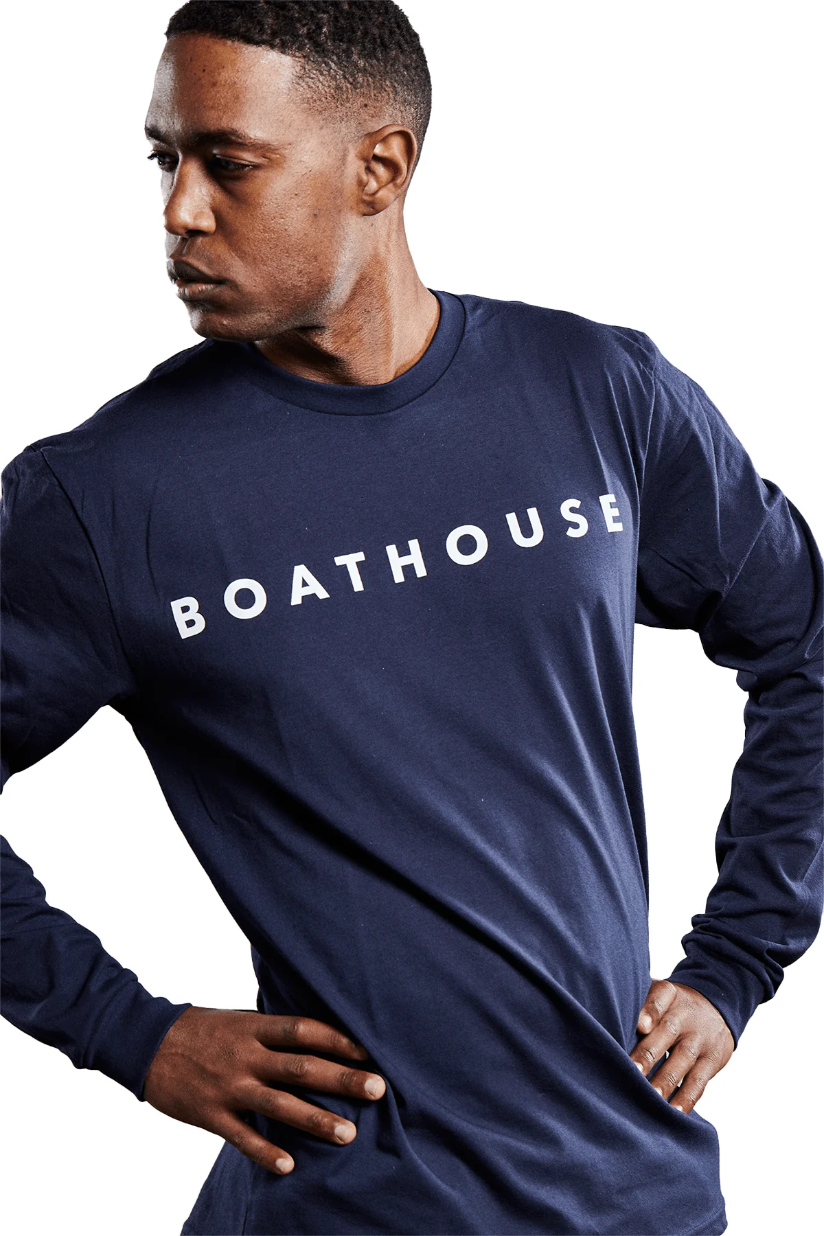BOATHOUSE Long Sleeve Classic Logo Tee - Image 4
